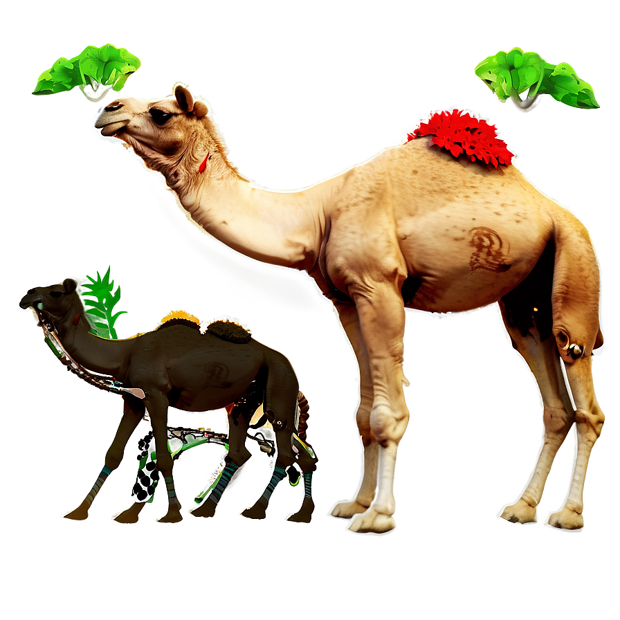 Camel In Desert Png 29