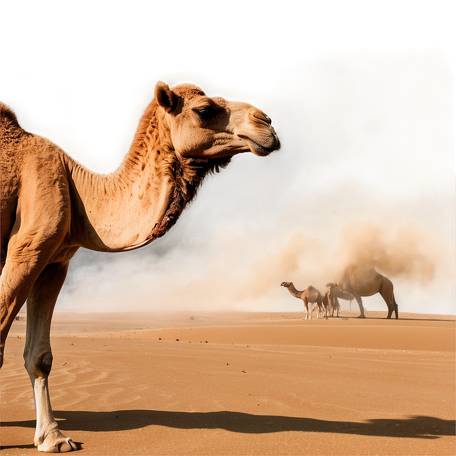 Camel In Sandstorm Png 38