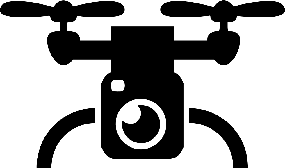 Camera Drone Silhouette Icon