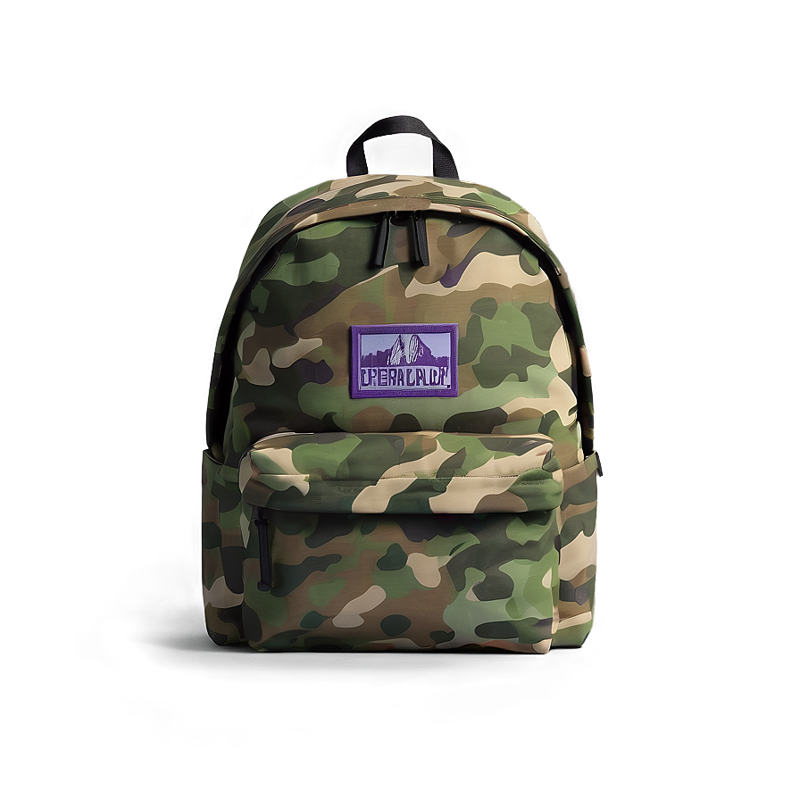 Camouflage Bookbag Png Uki