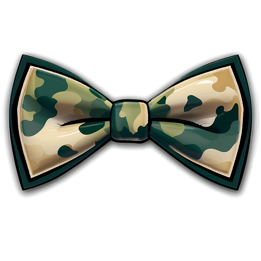 Camouflage Bow Tie Png 05252024