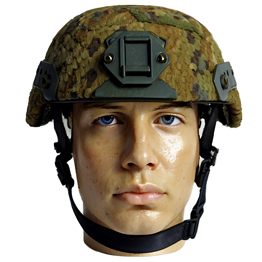 Camouflage Combat Helmet Png 06262024