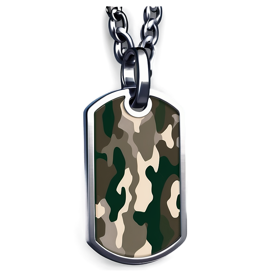 Camouflage Dog Tag Png Fcw51