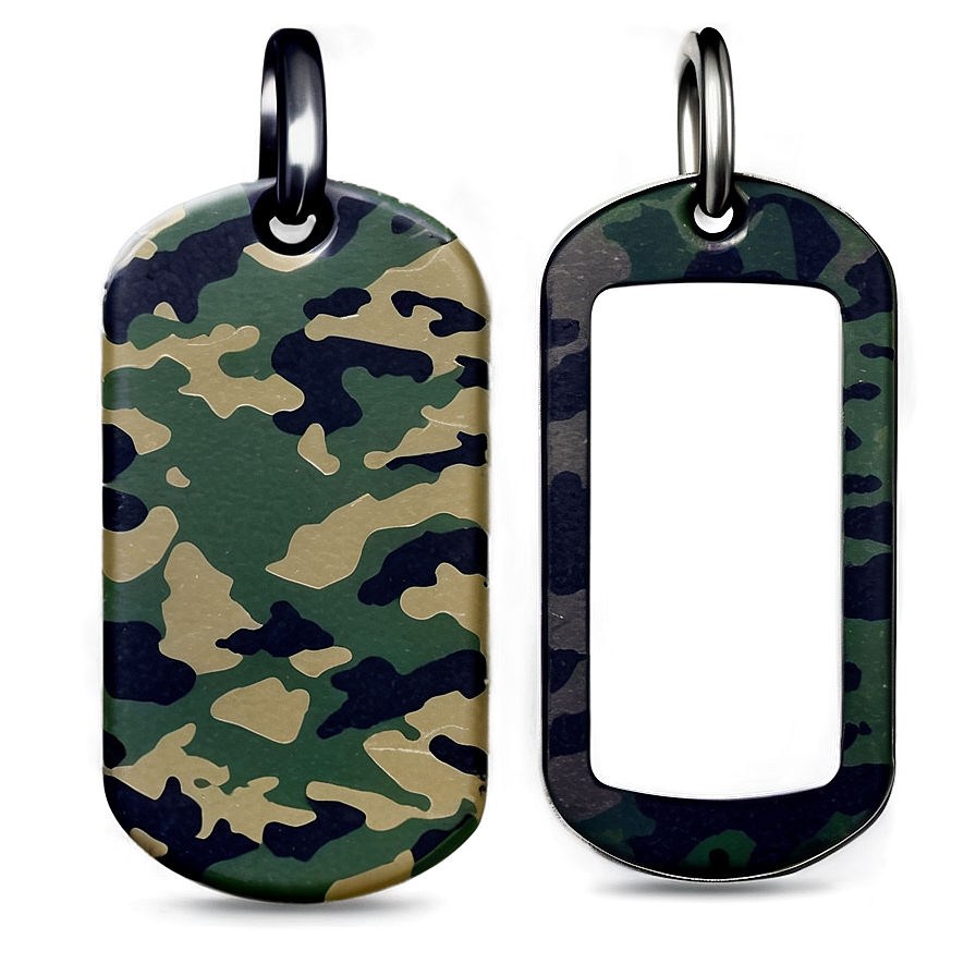 Camouflage Dog Tag Png Udg32