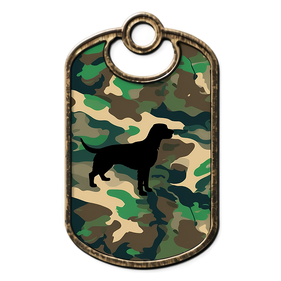 Camouflage Dog Tags Png Wia