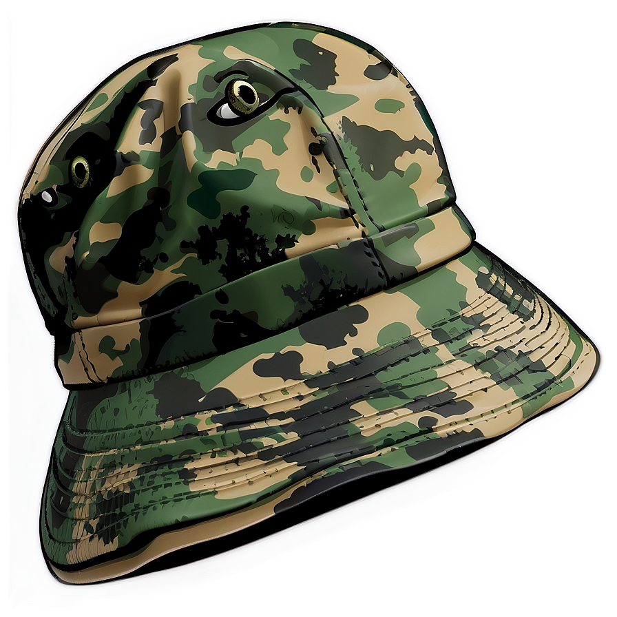 Camouflage Fishing Hat Png Dob