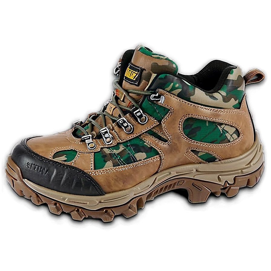 Camouflage Hiking Boots Png Cse