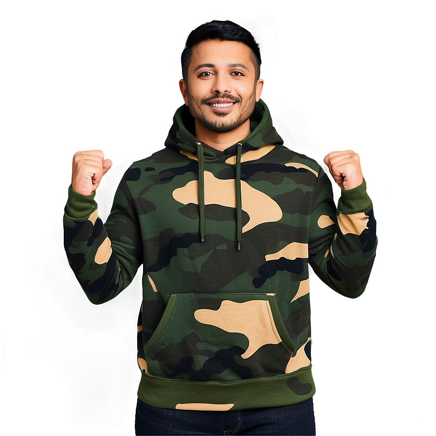 Camouflage Hoodie Png Hqs4