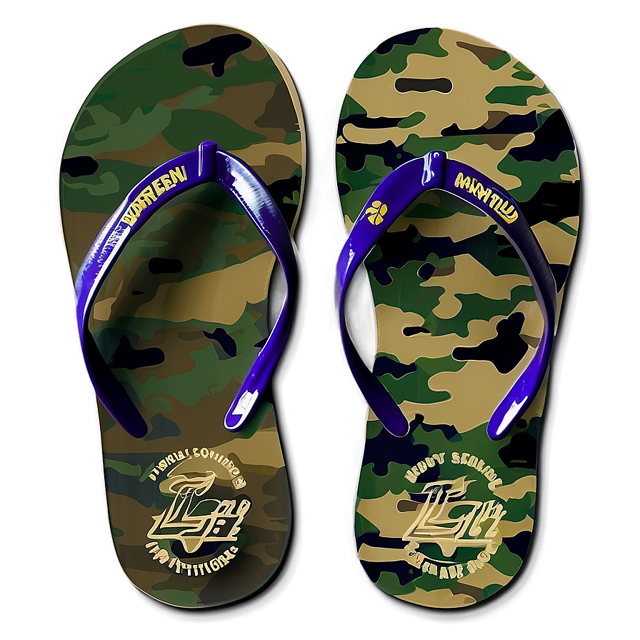 Camouflage Military Flip Flop Png Pxf