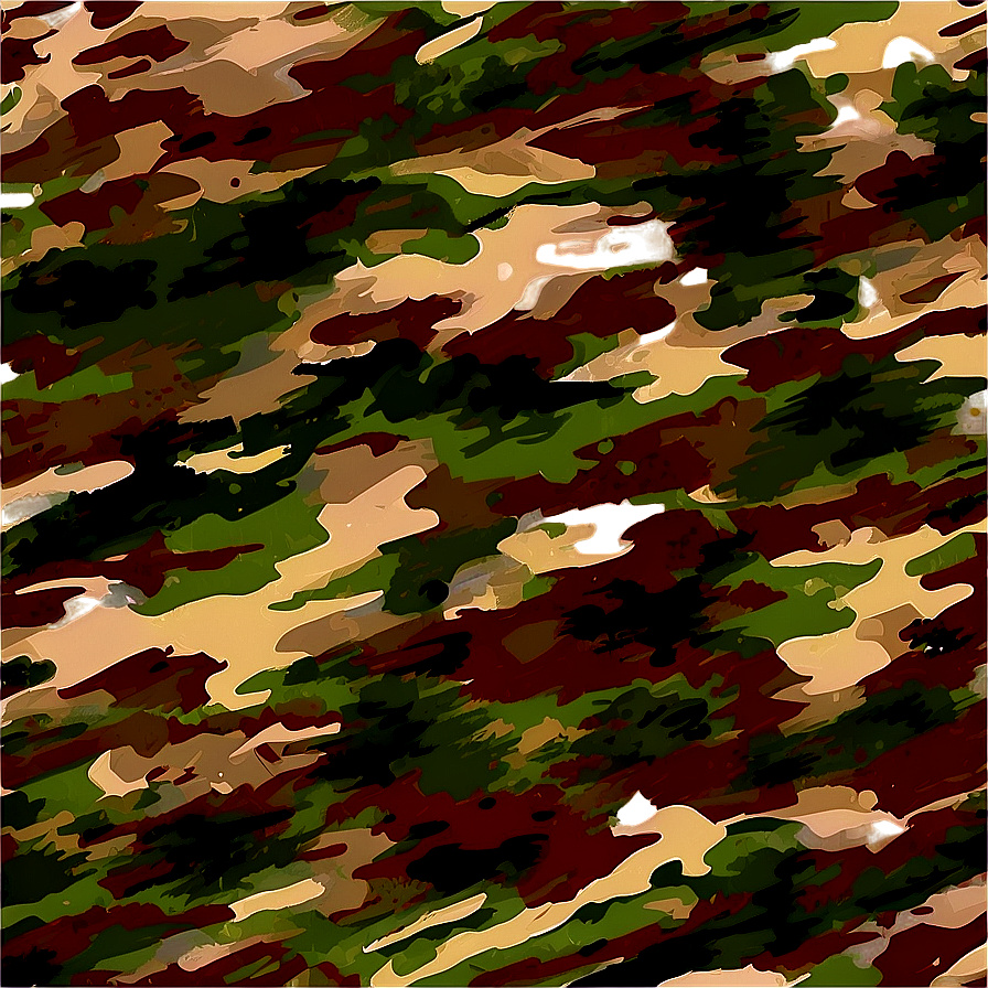 Camouflage Print Png Vrj36