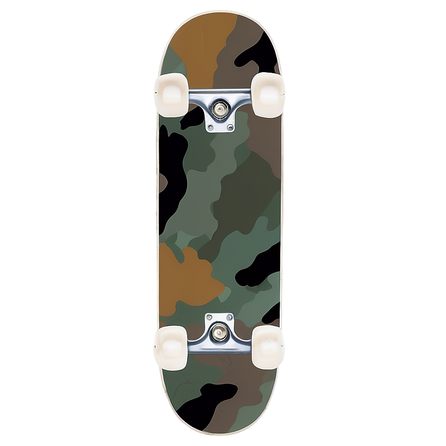 Camouflage Skateboard Deck Template Png Ffu51