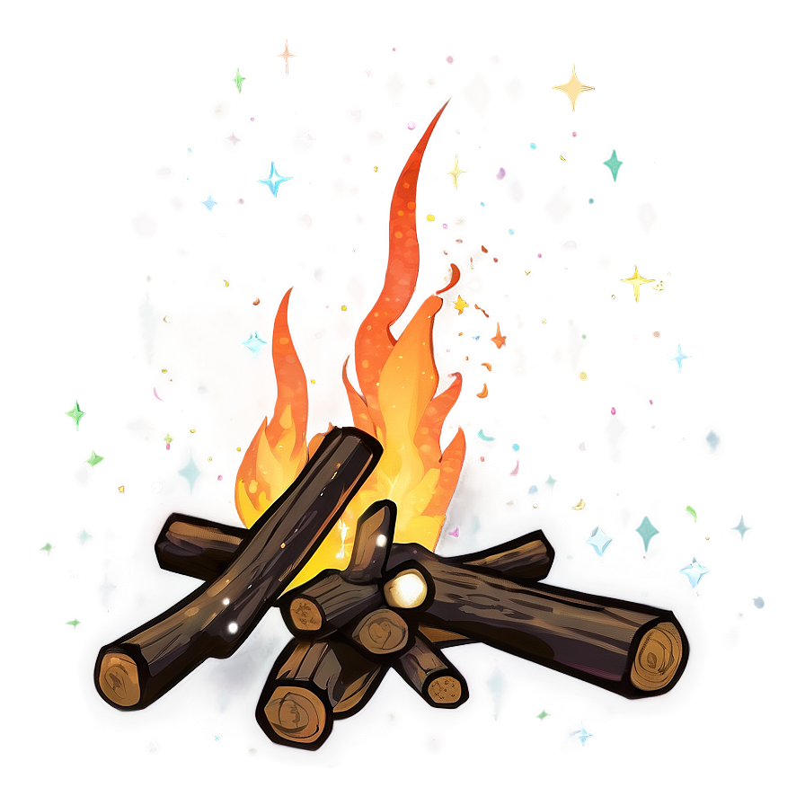 Campfire And Constellations Png 05242024