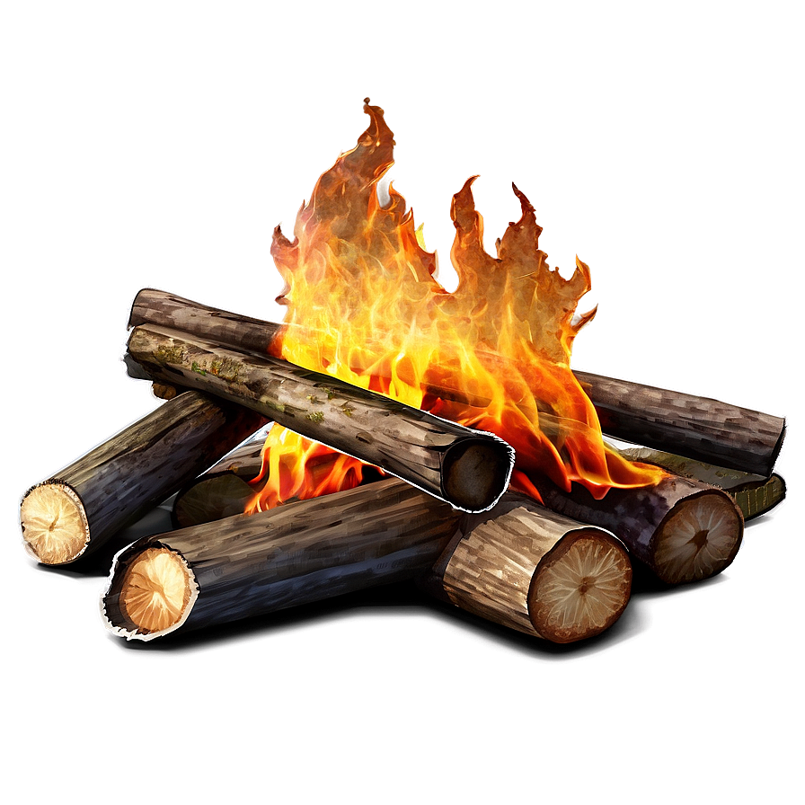 Campfire In Autumn Forest Png 27