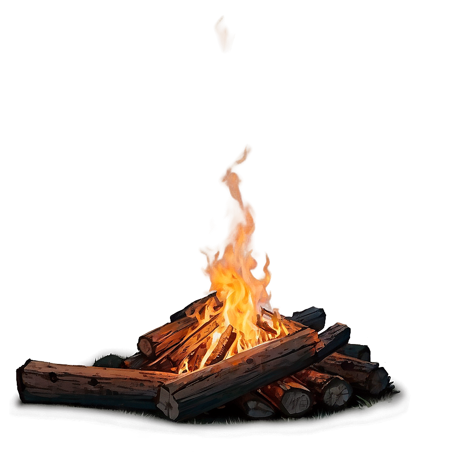 Campfire On Mountain Top Png 33