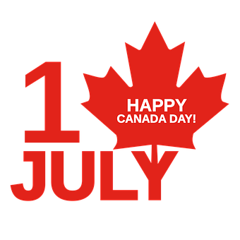 Canada Day Celebration Graphic