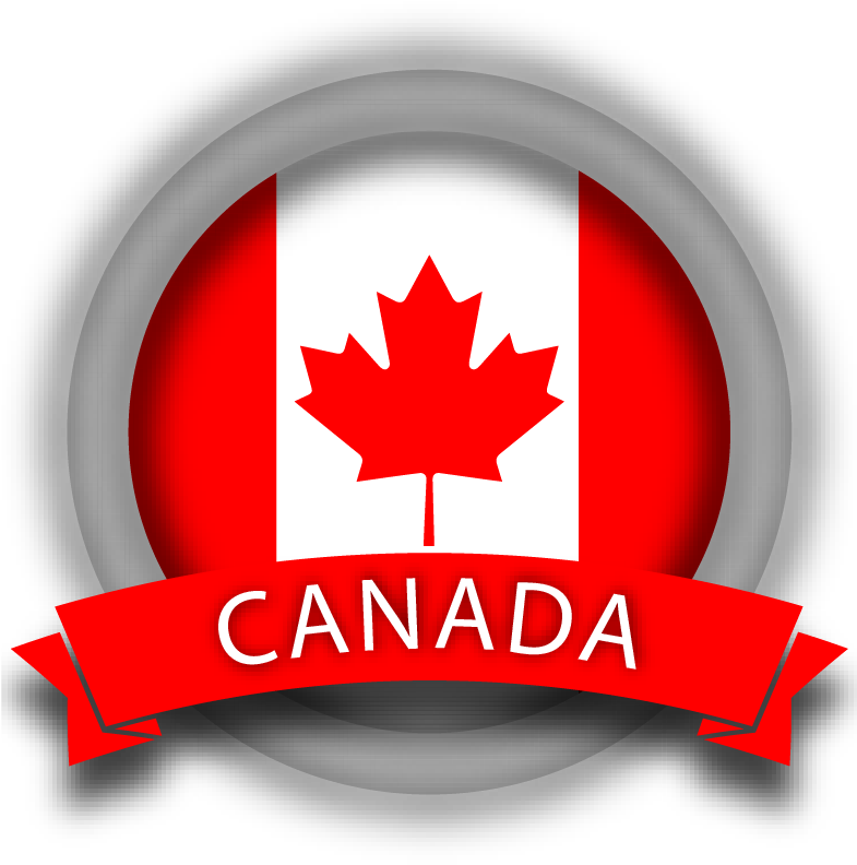 Canada Flag Emblem Graphic