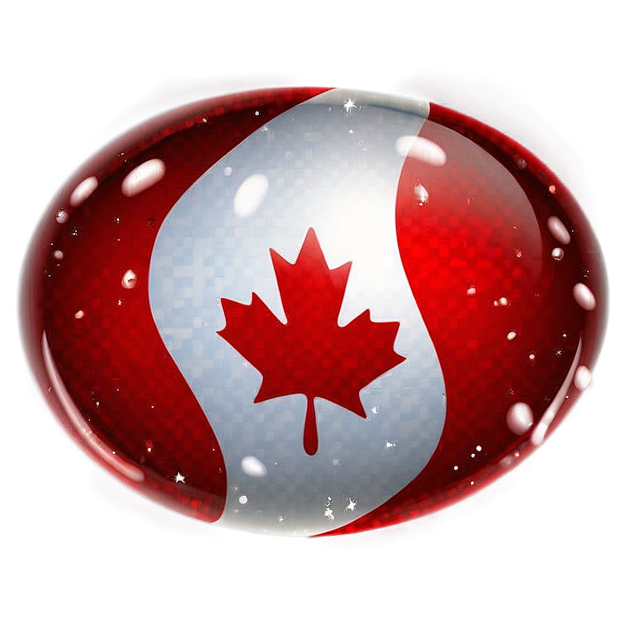 Canada Flag In Comic Bubble Png Fpa