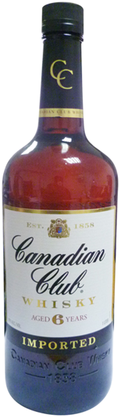 Canadian Club Whisky Bottle