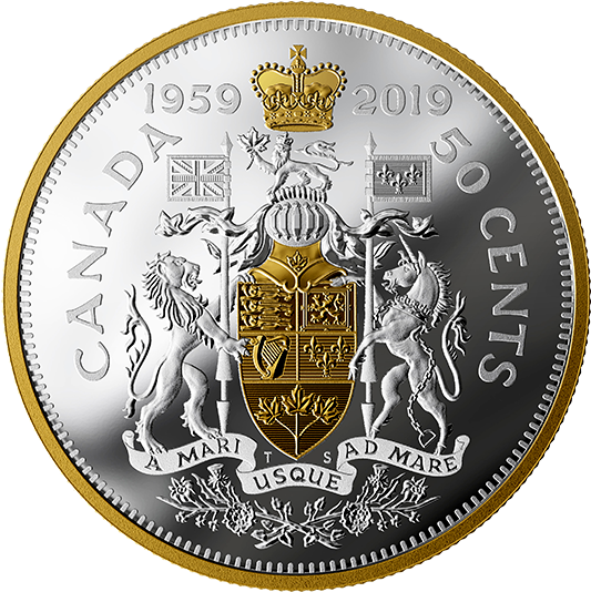 Canadian50 Cent Commemorative Coin2019