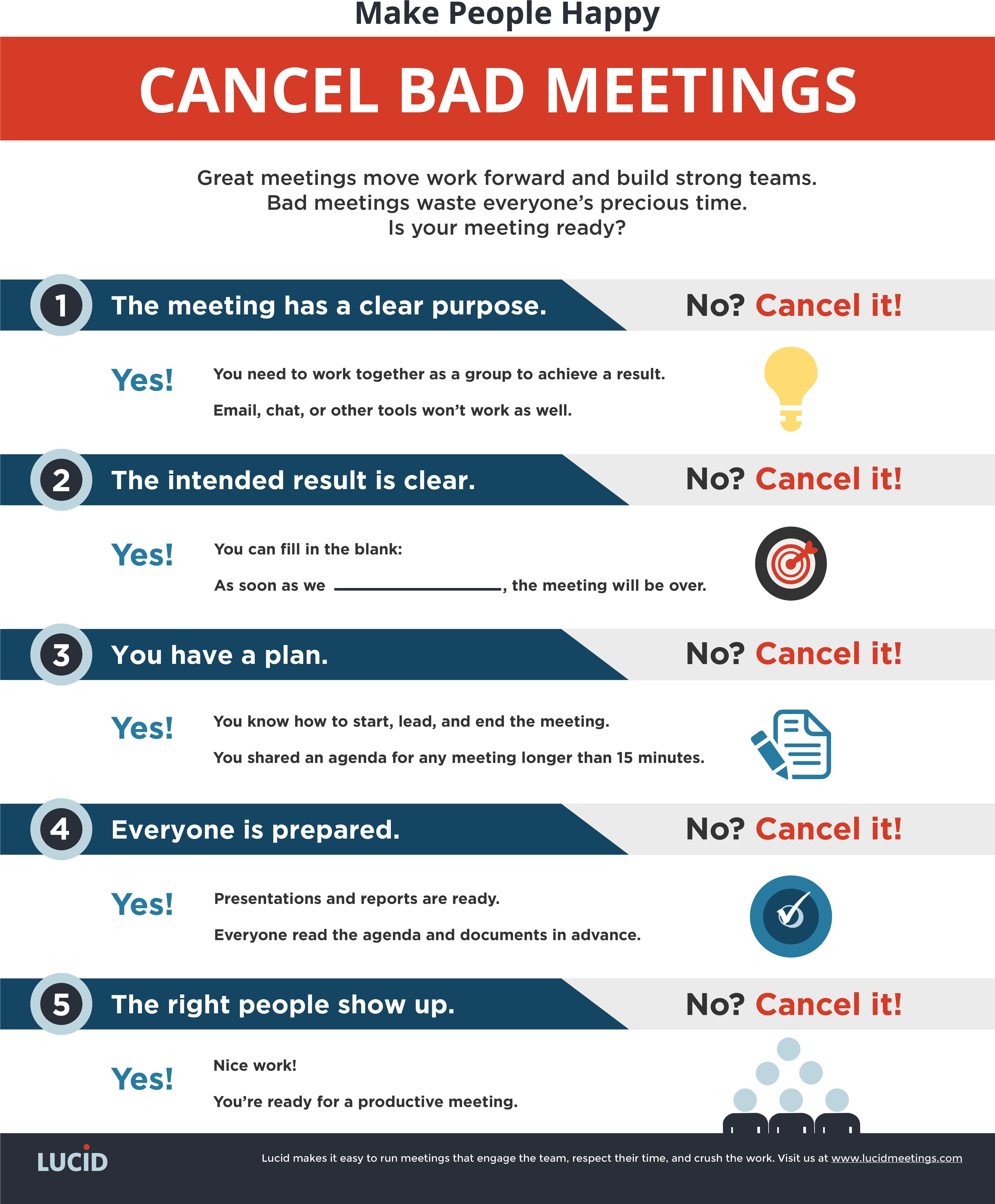 Cancel Bad Meetings Infographic