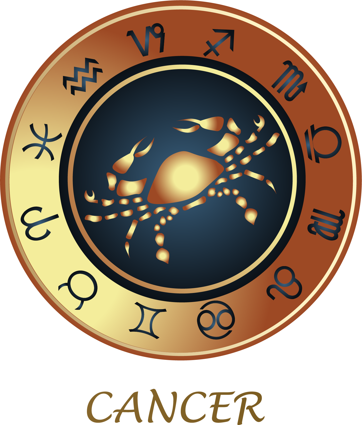Cancer Zodiac Symbol Artwork