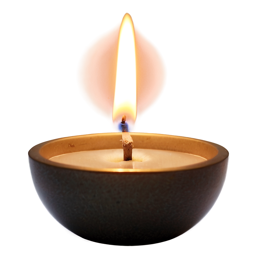 Candle Flame Serenity Png B