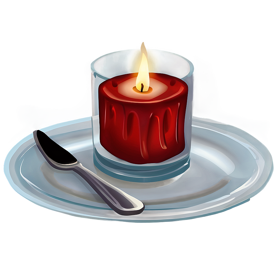 Candle Light Dinner Cuisine Png Rfc