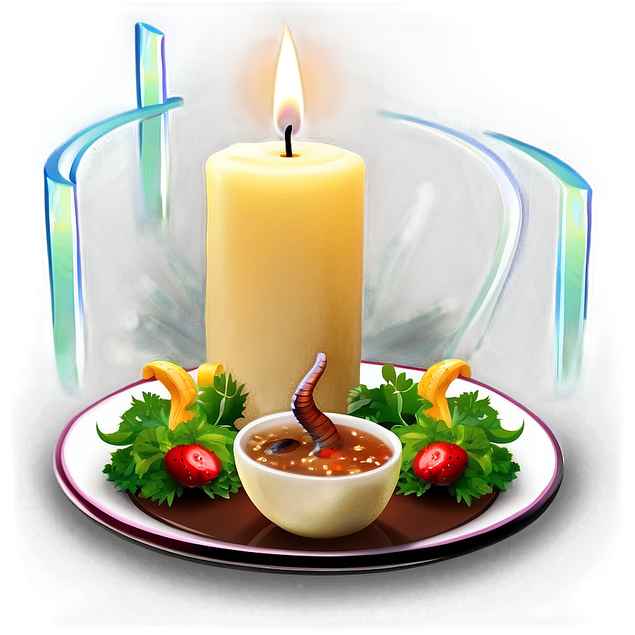 Candle Light Dinner Cuisine Png Yss14