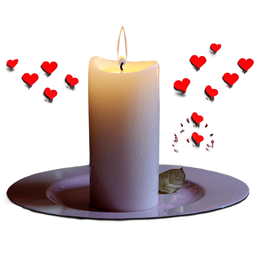 Candle Light Romantic Setup Png Xtv56