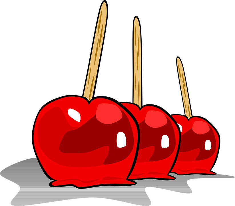 Candy Apples Illustration