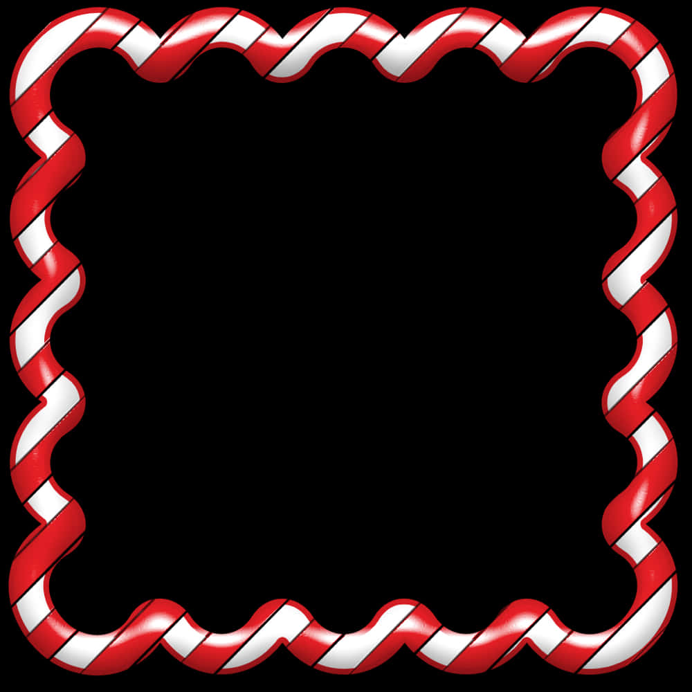 Candy Cane Christmas Border