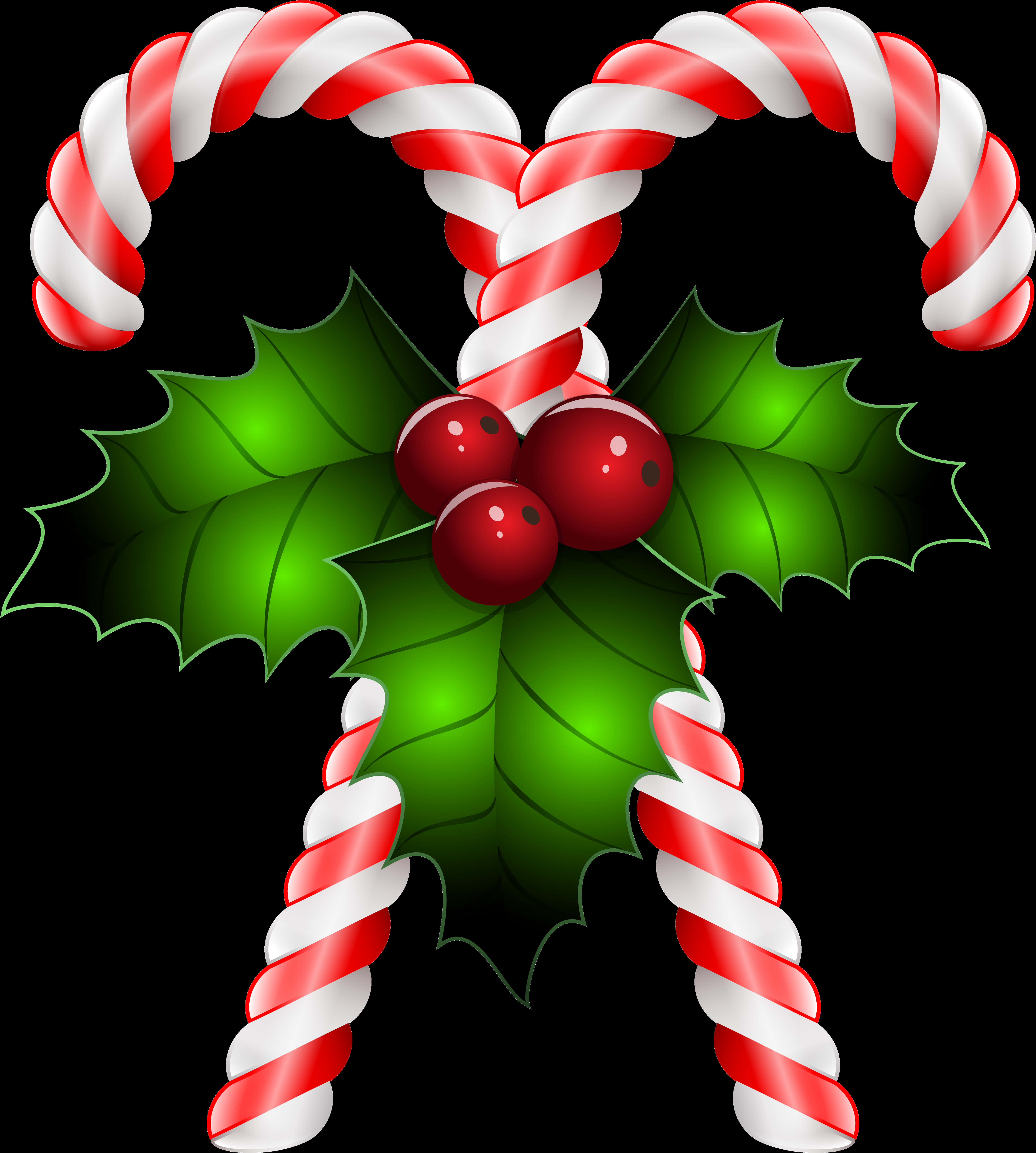 Candy Cane Holiday Decoration