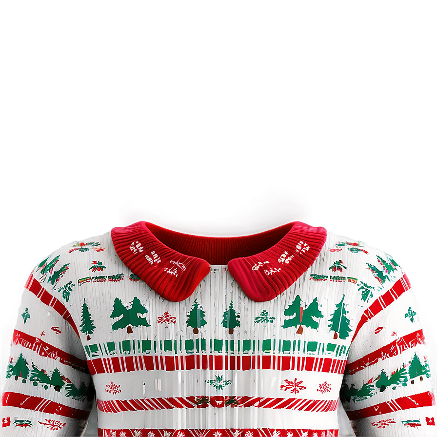 Candy Cane Ugly Christmas Sweater Png 06122024