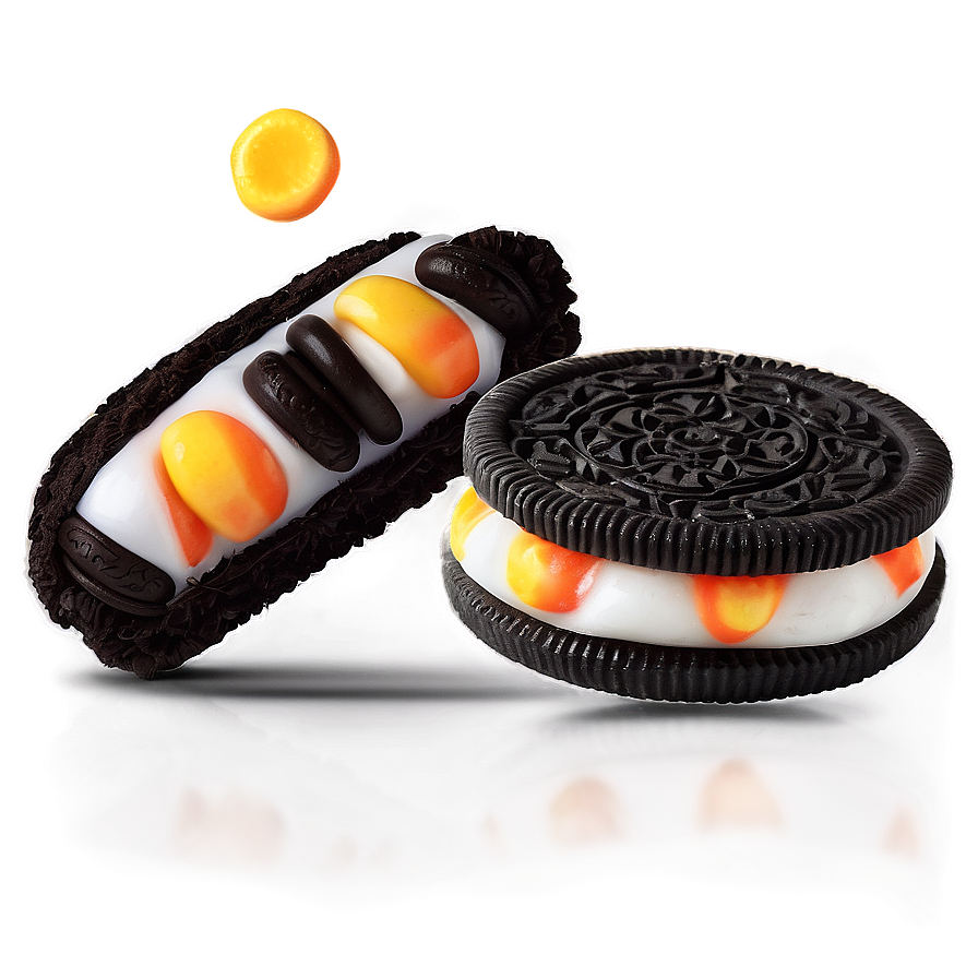 Candy Corn Oreo Halloween Special Png 06122024