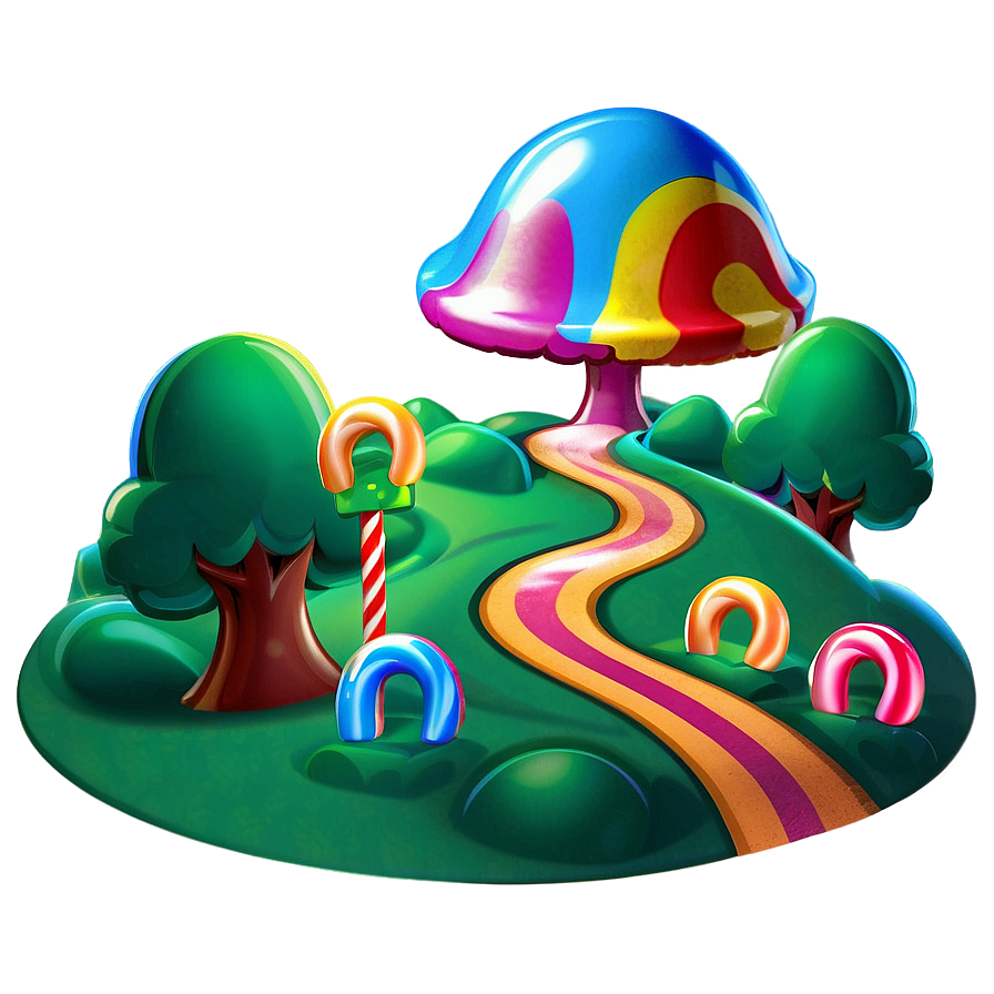 Candy Land Adventure Path Png 36