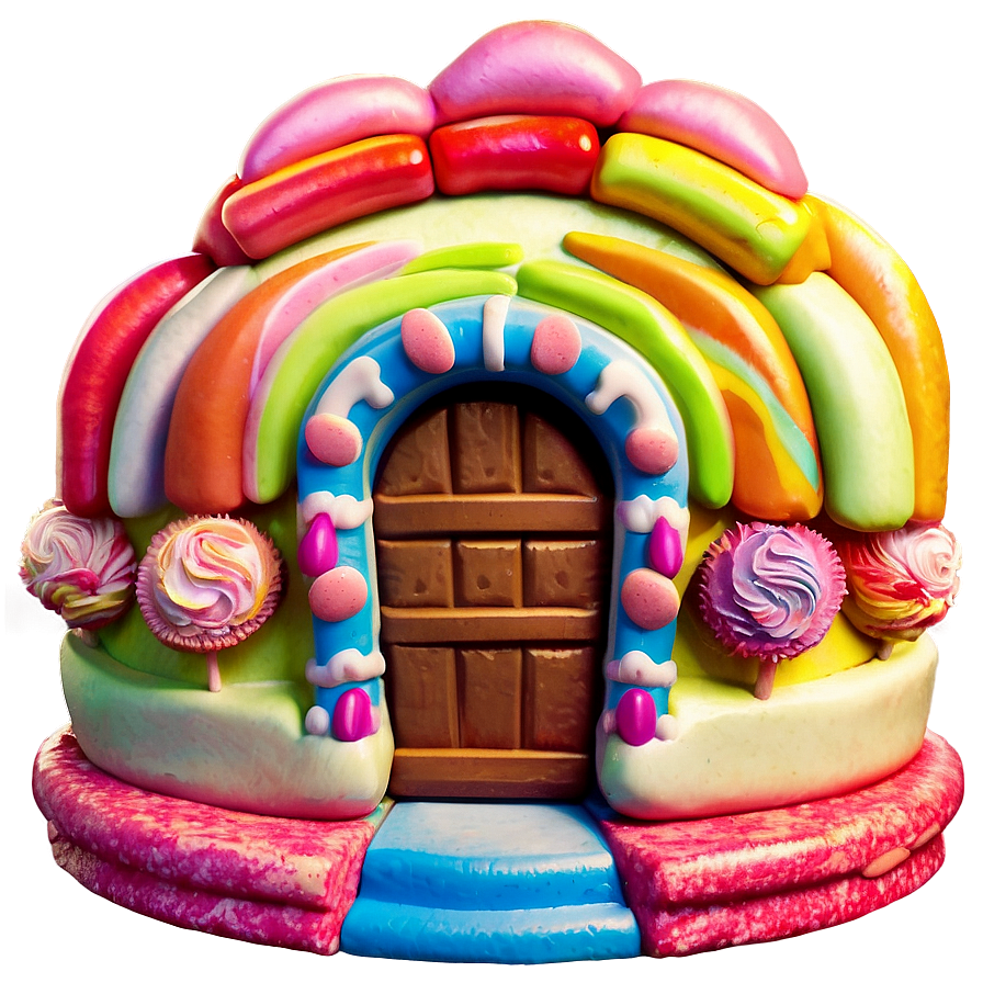 Candy Land Confectionery Castle Png Rrf