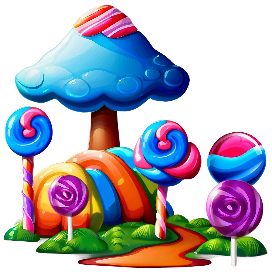 Candy Land Fantasy Landscape Png 06202024