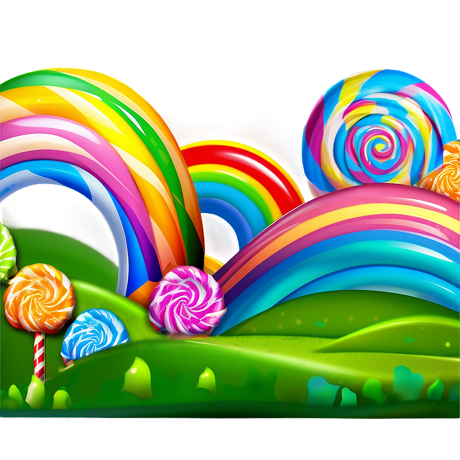 Candy Land Fantasy Landscape Png 64