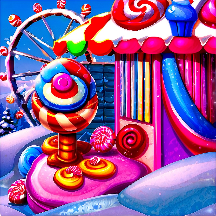 Candy Land Frosted Fairgrounds Png 91