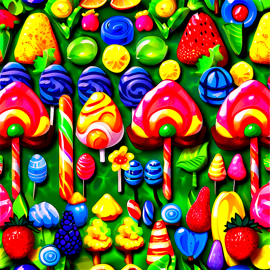 Candy Land Fruity Fields Png 99