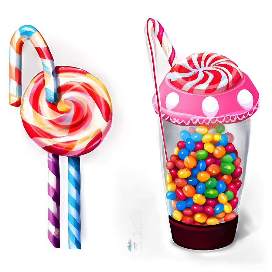 Candy Land Illustration Png Tdu41