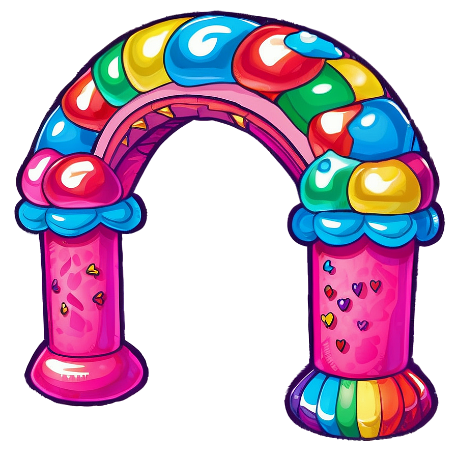 Candy Land Rainbow Bridge Png 06202024