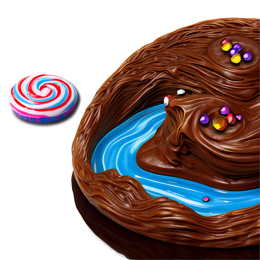 Candyland Chocolate River Png Guw62