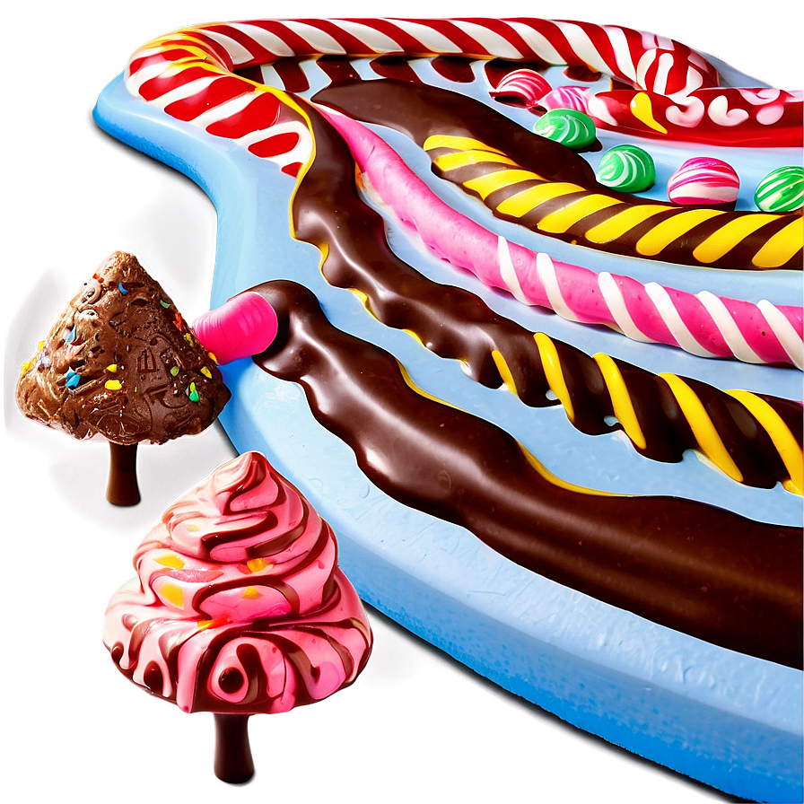 Candyland Chocolate River Png Nhy16