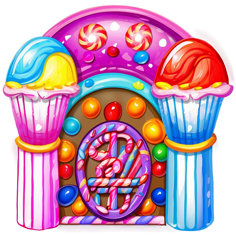 Candyland Confectionery Castle Png Rcw