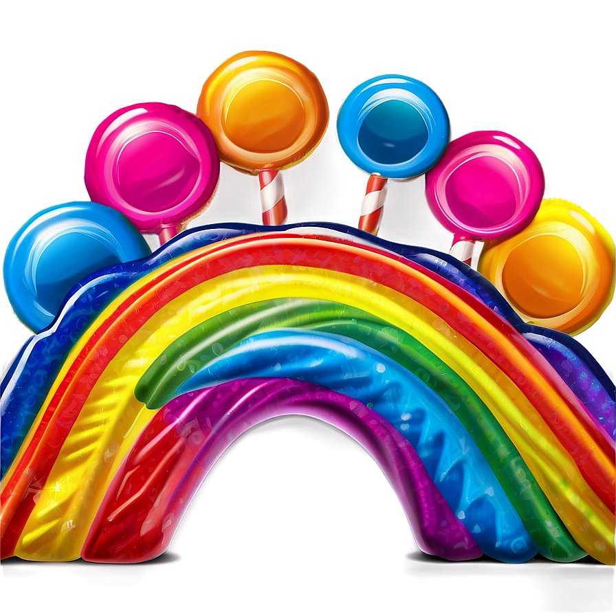 Candyland Rainbow Candy Road Png 79