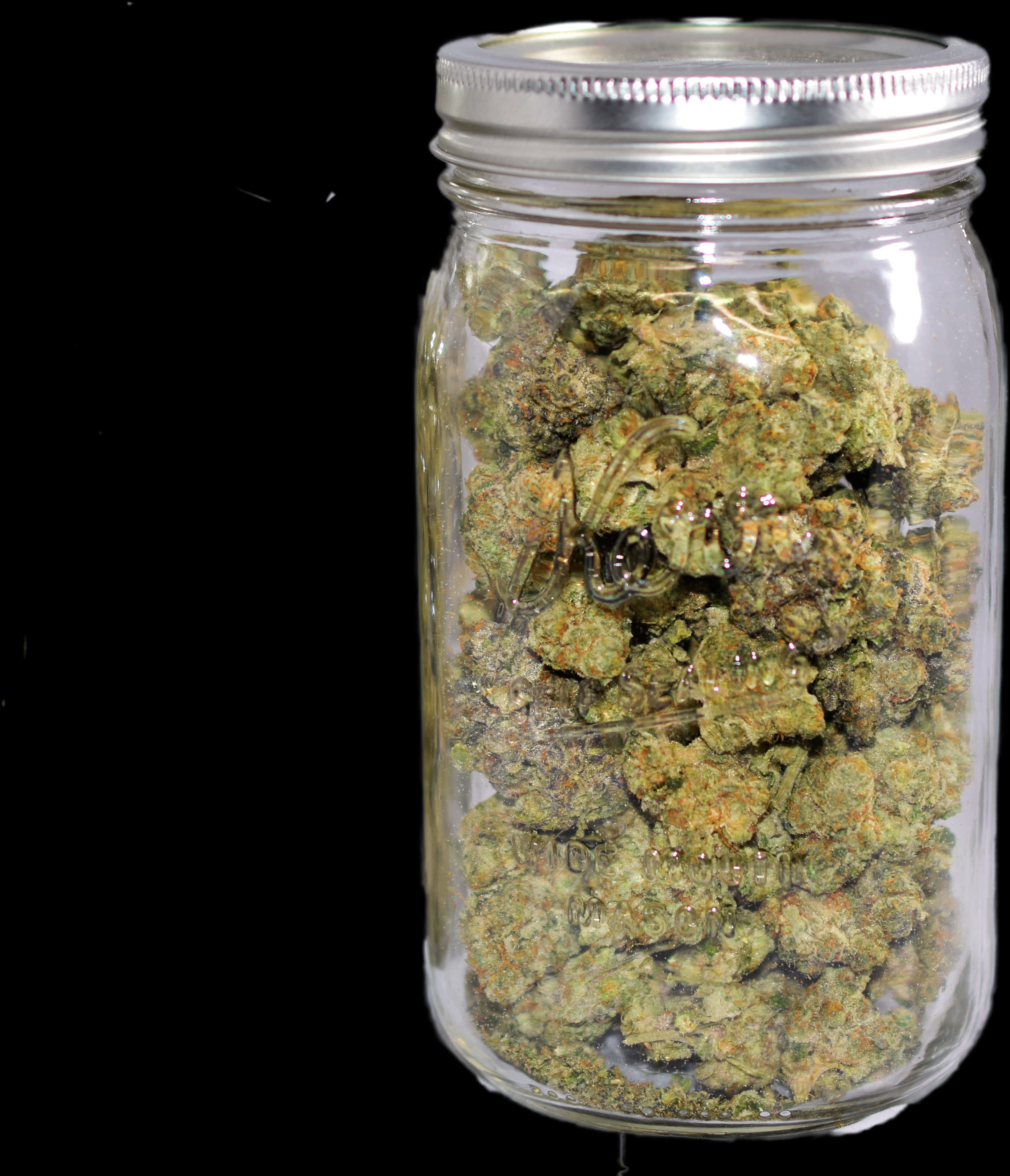 Cannabis Budsin Glass Jar