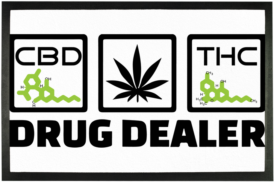 Cannabis Compounds Drug Dealer Sign