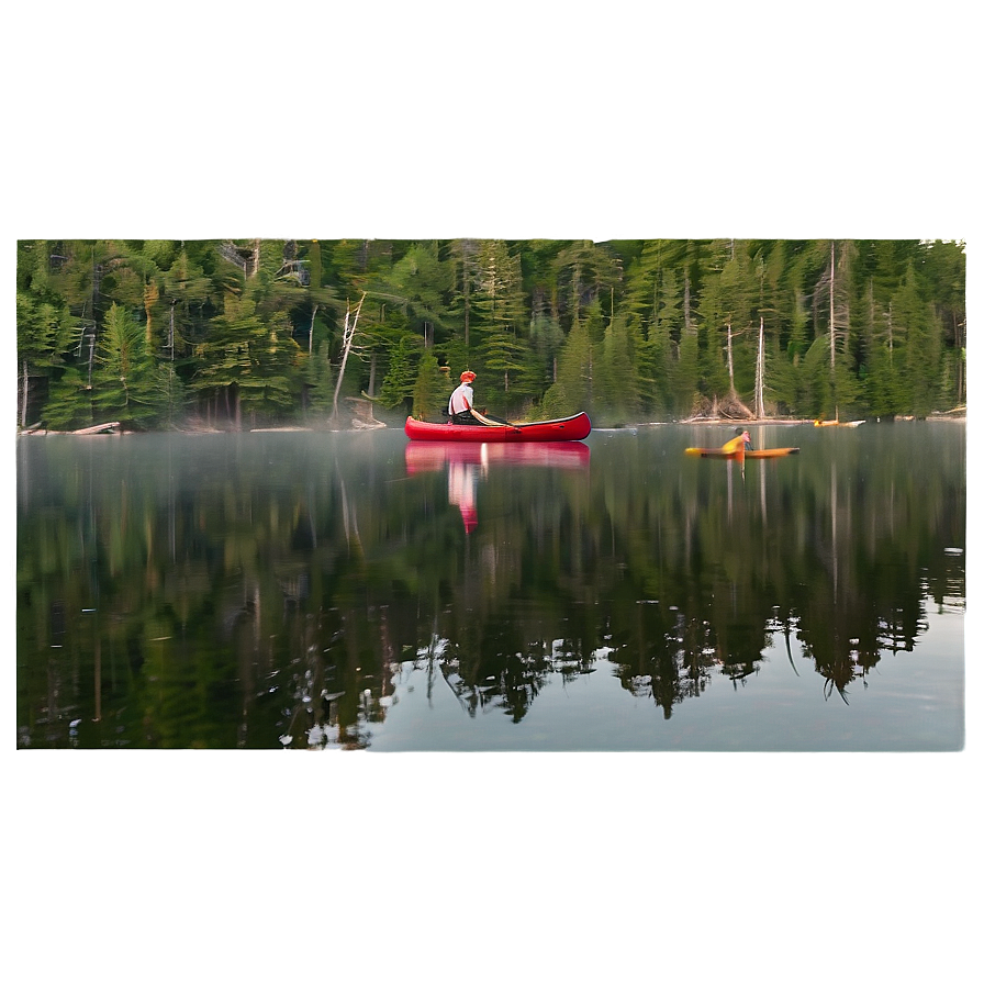 Canoeing On Maine's Lakes Png 41