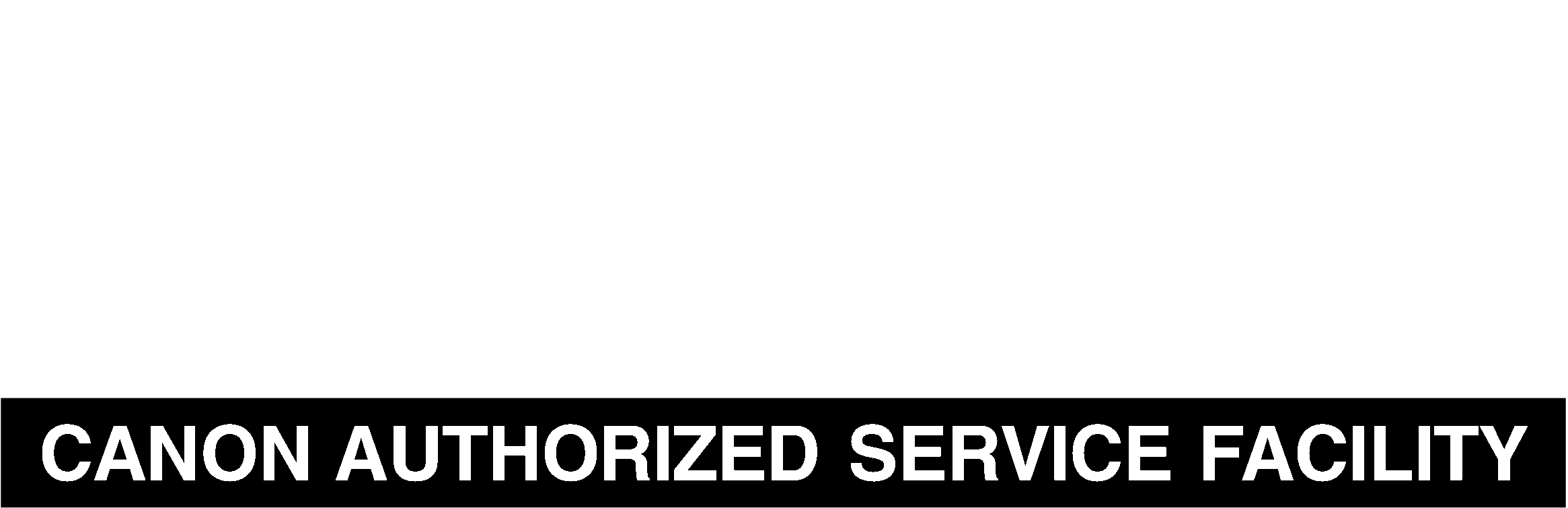 Canon Authorized Service Facility Logo